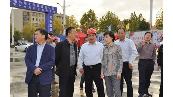 市委副書記、市長李愛武調(diào)研公司G353項目建設(shè)