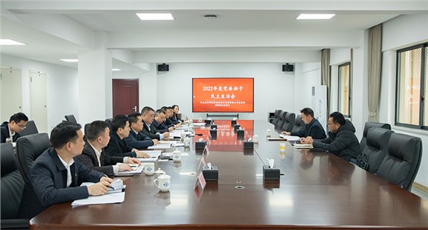 市城運(yùn)集團(tuán)黨委班子召開2022年度民主生活會(huì)